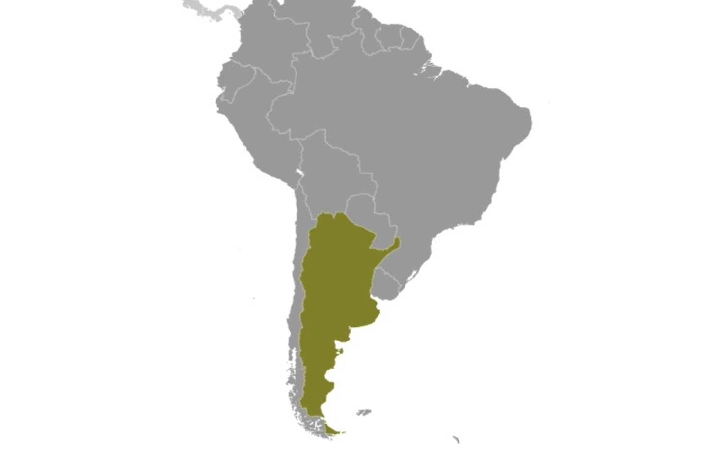 map of ARGENTINA