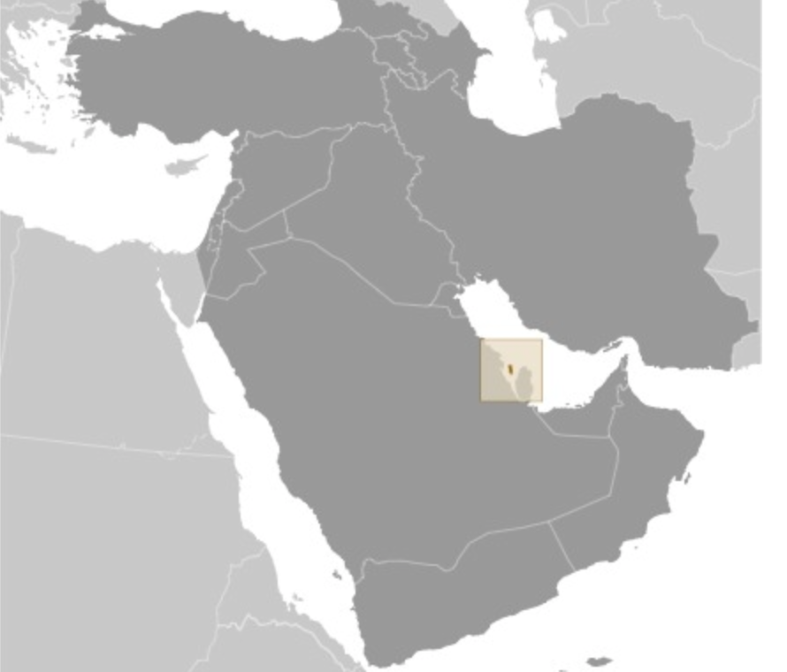 map of BAHRAIN