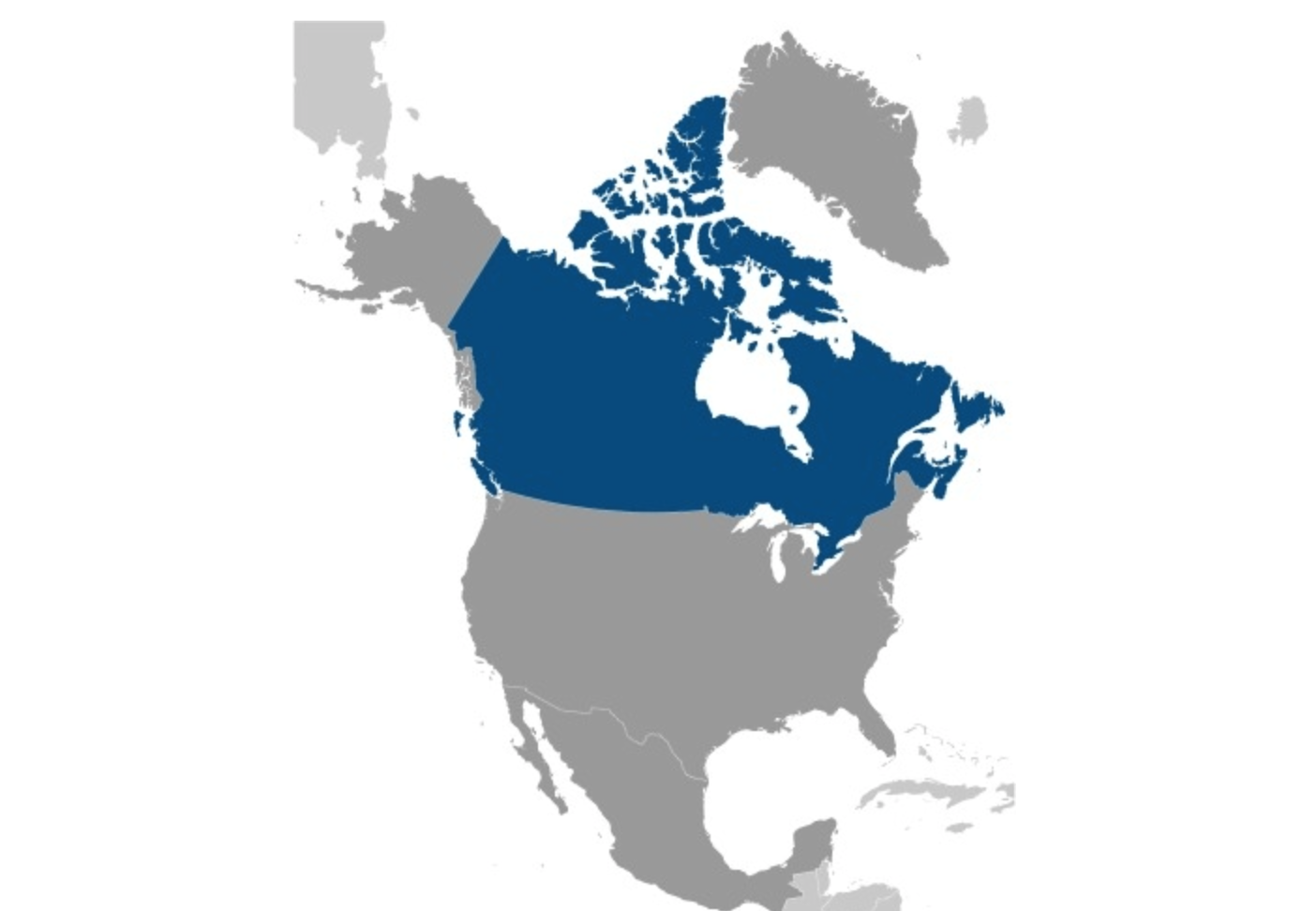 map of CANADA