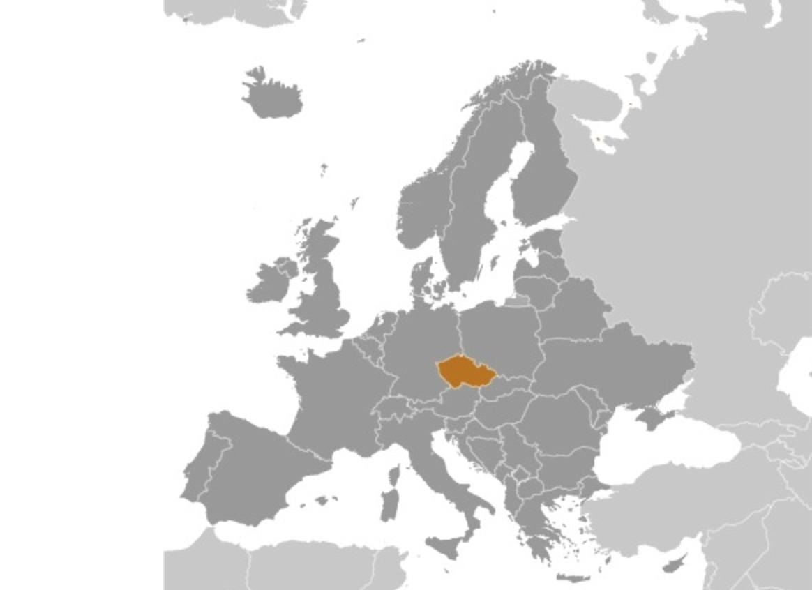 map of CZECH REPUBLIC