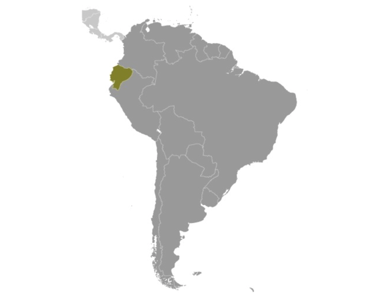 map of ECUADOR