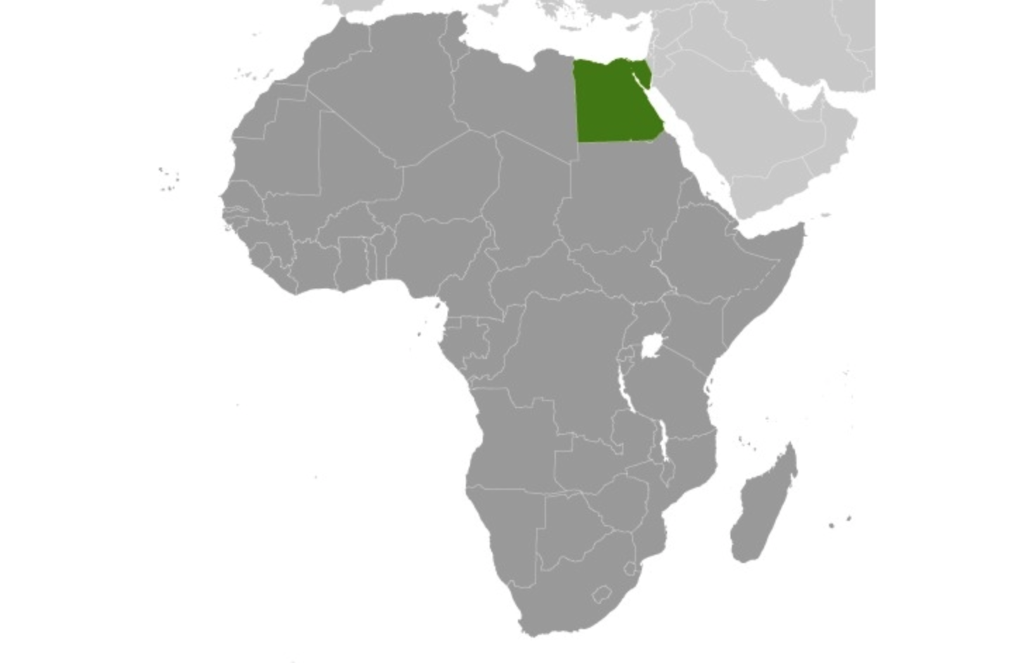 map of EGYPT