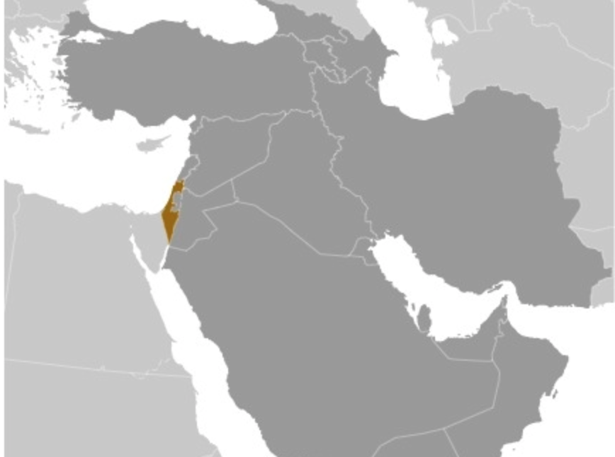 map of ISRAEL