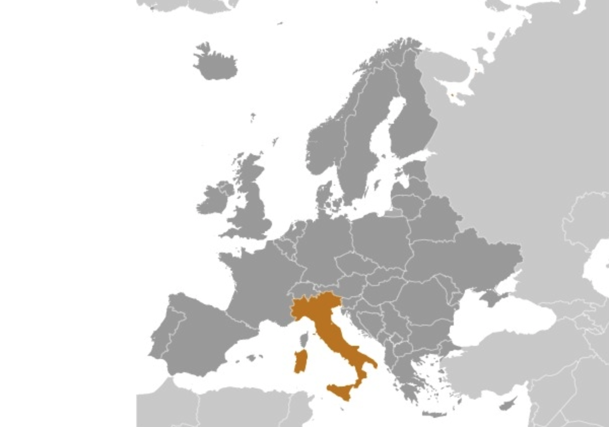 map of ITALY