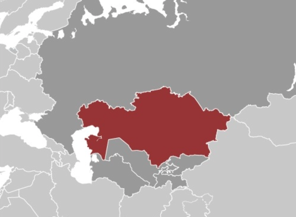 map of KAZAKHSTAN