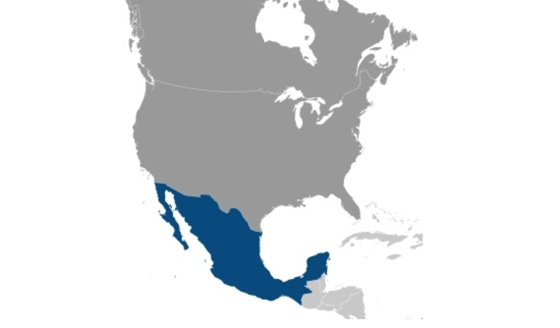 map of MEXICO