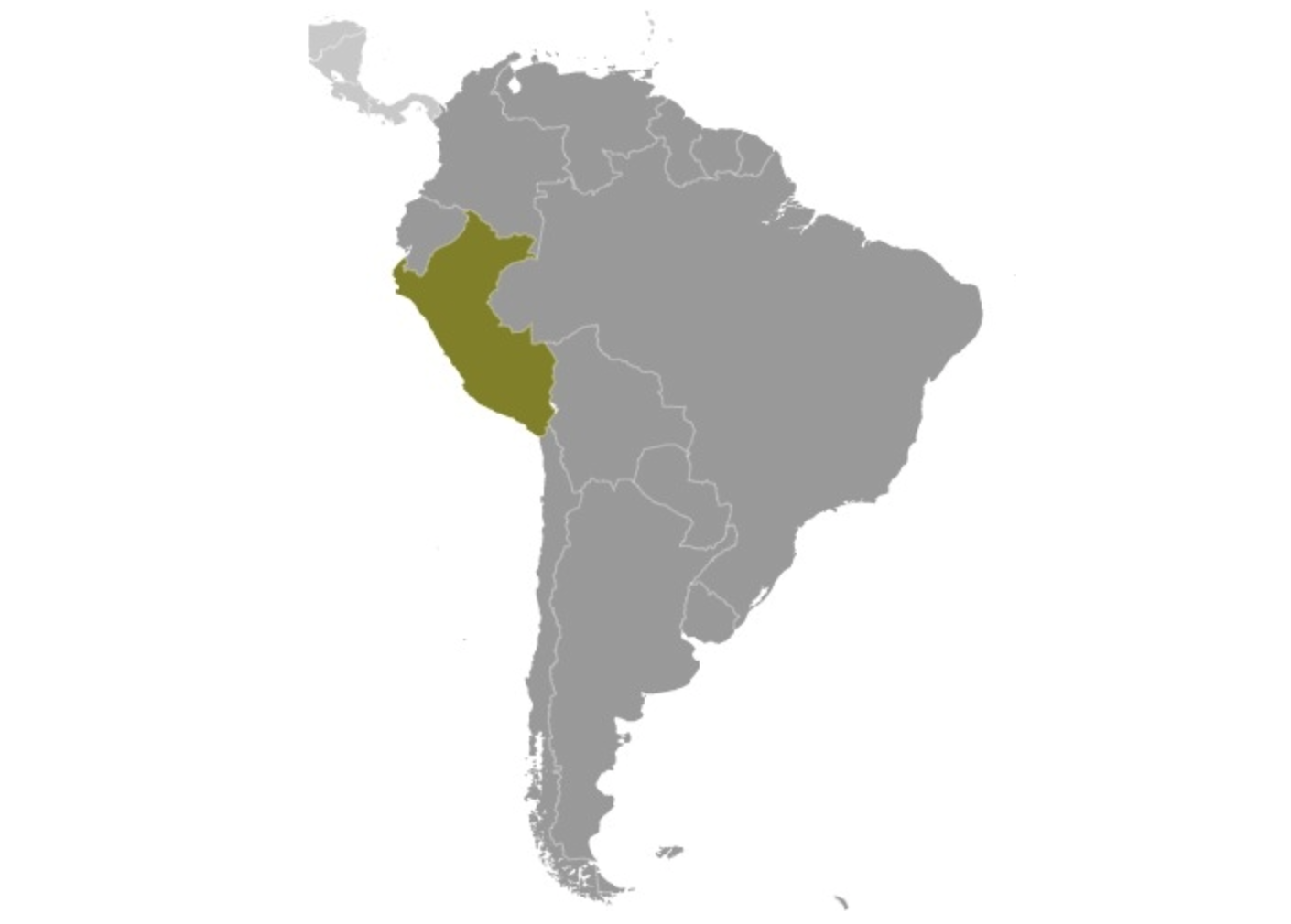 map of PERU