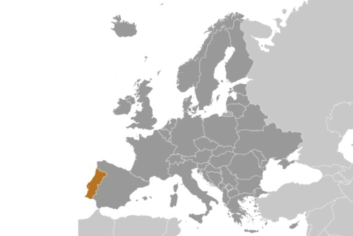map of PORTUGAL