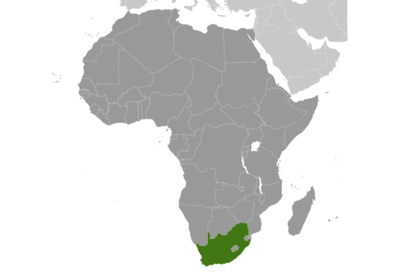 map of SOUTH AFRICA