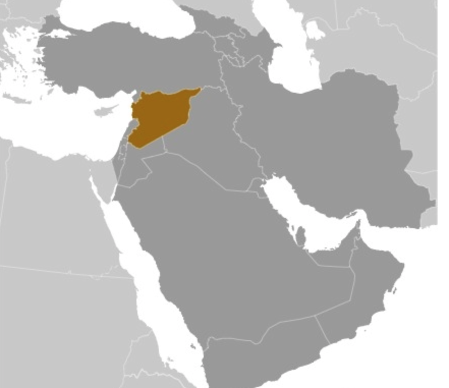 map of SYRIA