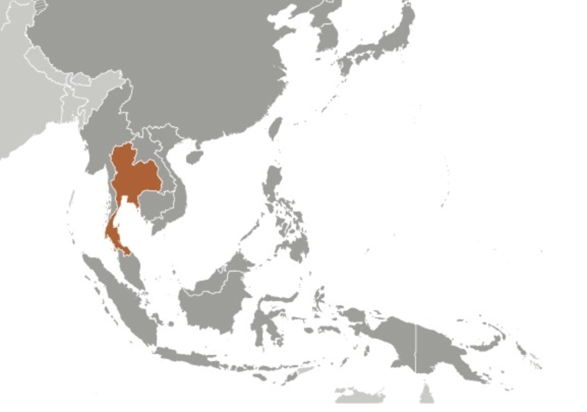 map of THAILAND