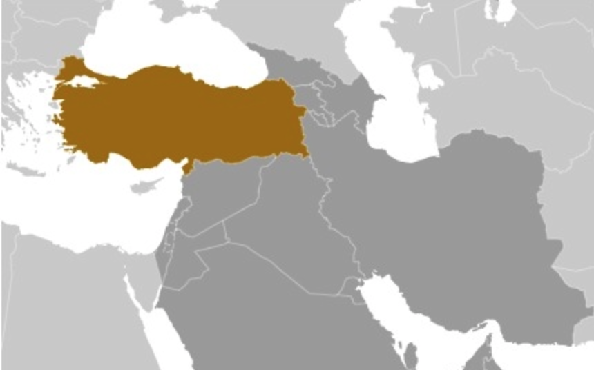 map of TURKEY