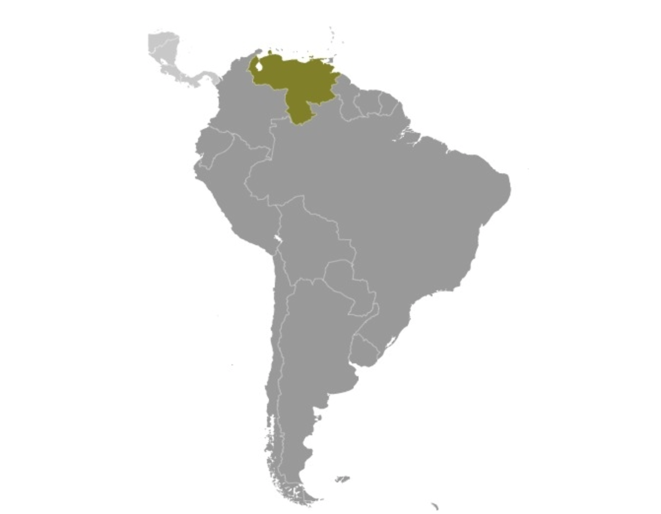 map of VENEZUELA