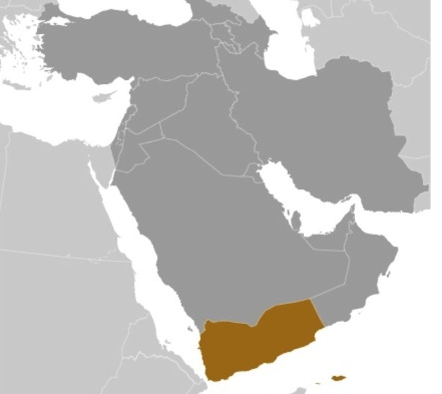 map of YEMEN